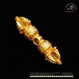  Charm Chày Kim Cang Quỷ - Bạc 925 Mạ Vàng Cao Cấp 