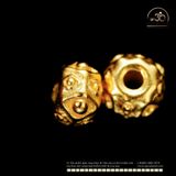  Charm Tròn Mắt Vuông Nhỏ 6.95mm - Bạc 925 Mạ Vàng Cao Cấp 