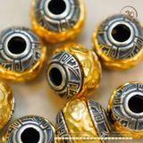  Charm Tường Vân 10,74mm - Bạc 925 Mạ Vàng Cao Cấp 