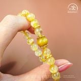  Vòng Tay Đá Thạch Anh Tóc Vàng 8mm 7A Phối Đá Mắt Hổ 10mm 5A 