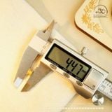  Charm Đài Sen Mạ Vàng 4mm - Bạc 925 Mạ Vàng Cao Cấp. 