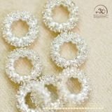  Charm Vòng Lấp Lánh 8mm - Bạc Cao Cấp 