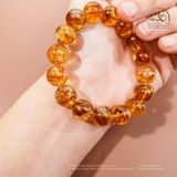  Vòng Tay Thạch Anh Vàng Hoa Bay 11mm 3A 