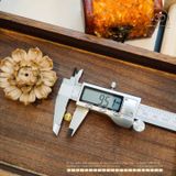  Charm Trụ Tròn Đính Hạt Xanh 9,51mm - Kim Loại Mạ Vàng Cao Cấp 