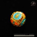  Charm Tròn Bình An 9.95mm  - Kim Loại Mạ Vàng 