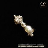  Charm Chuông Kim Cang Bạc Trắng 925 