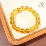  Vòng Tay Thạch Anh Vàng 9mm 5A 