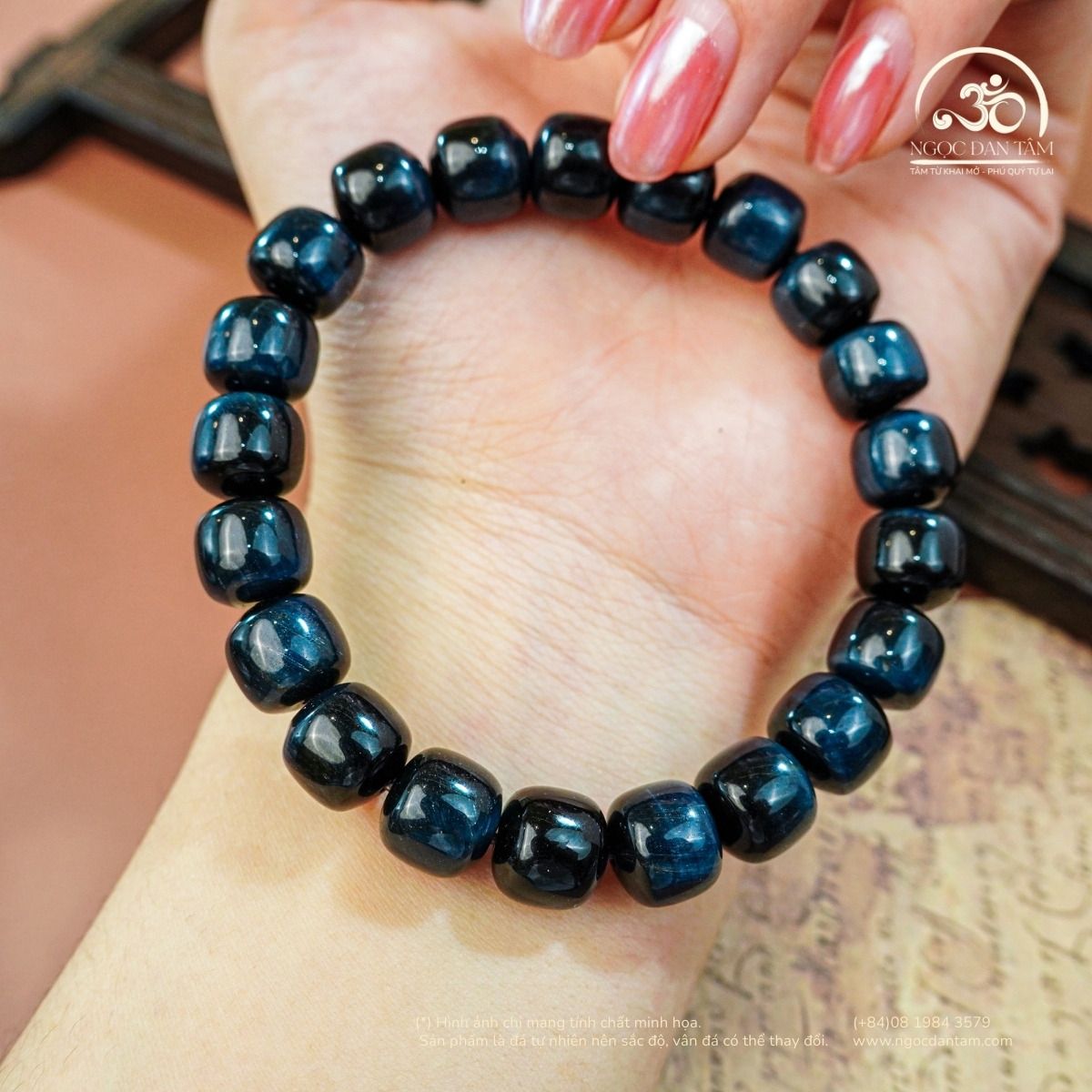  Vòng Tay Thạch Anh Mắt Chim Ưng Lu Thống 10mm 5A 