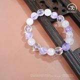  Vòng Tay Thạch Anh Hỗn Hợp Cắt Giác 10mm 