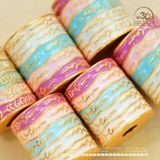  Charm Lu Thống Ngũ Sắc 10mm - Bạc 925 Mạ Vàng Cao Cấp 