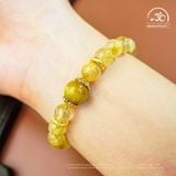  Vòng Tay Đá Thạch Anh Tóc Vàng 8mm 7A Phối Đá Mắt Hổ 10mm 5A 