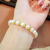  Vòng Tay Ngọc Trai 8mm Phối Charm 