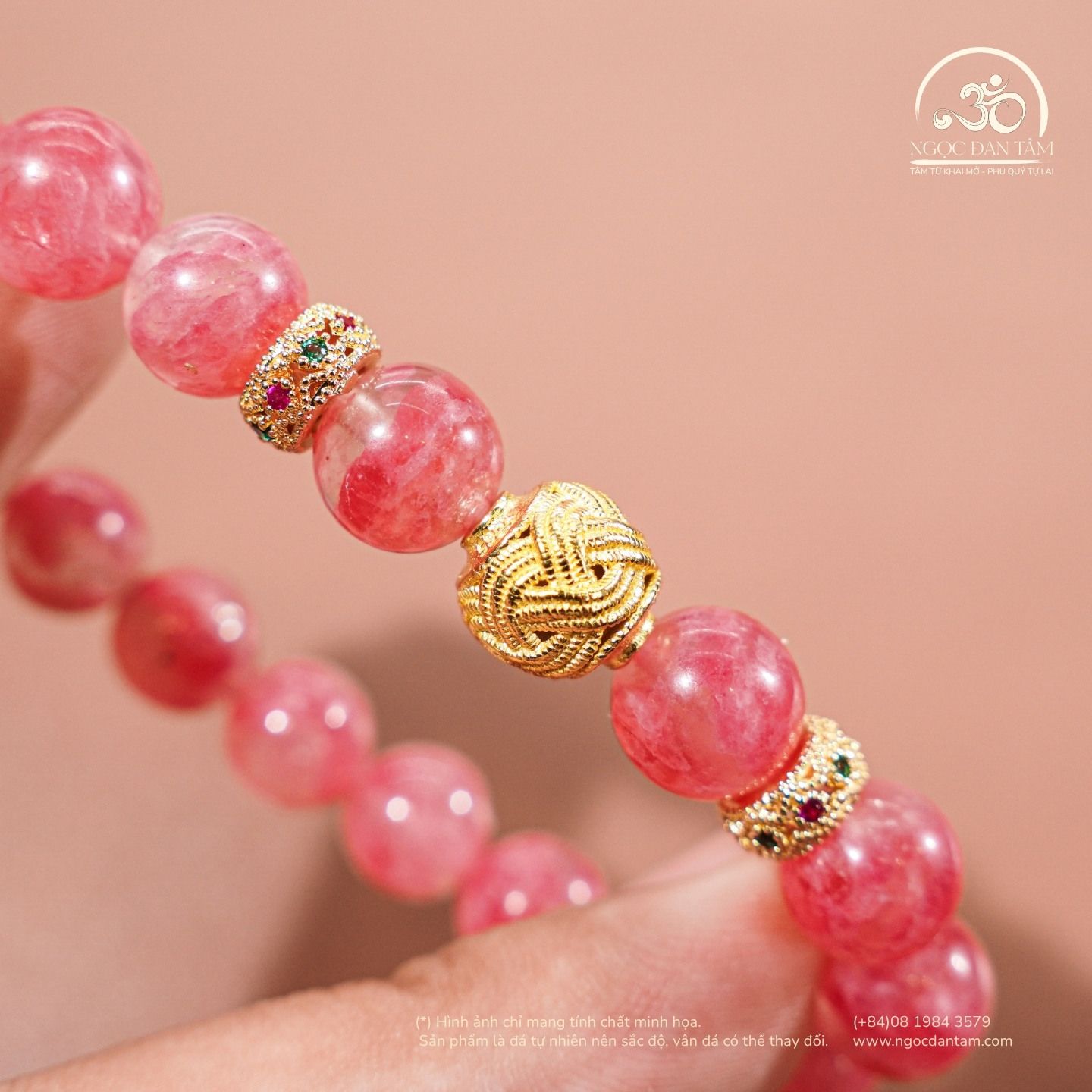  Vòng Tay Tường Vi Cát Tường 9mm 5A 