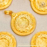  MDC Văn Thù Cửu Cung 8 Hướng 19,75mm - Bạc 925 Mạ Vàng Cao Cấp 