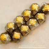  Charm Bát Giác 7.39mm - Bạc 925 Mạ Vàng 