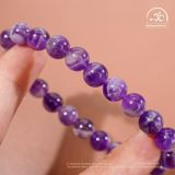  Vòng Tay Thạch Anh Tím Vân Mây 8mm 2A 