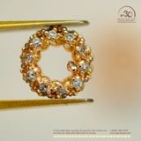  Charm Vàng Lấp Lánh Vàng Hồng - Kim Loại Mạ Vàng Cao Cấp 