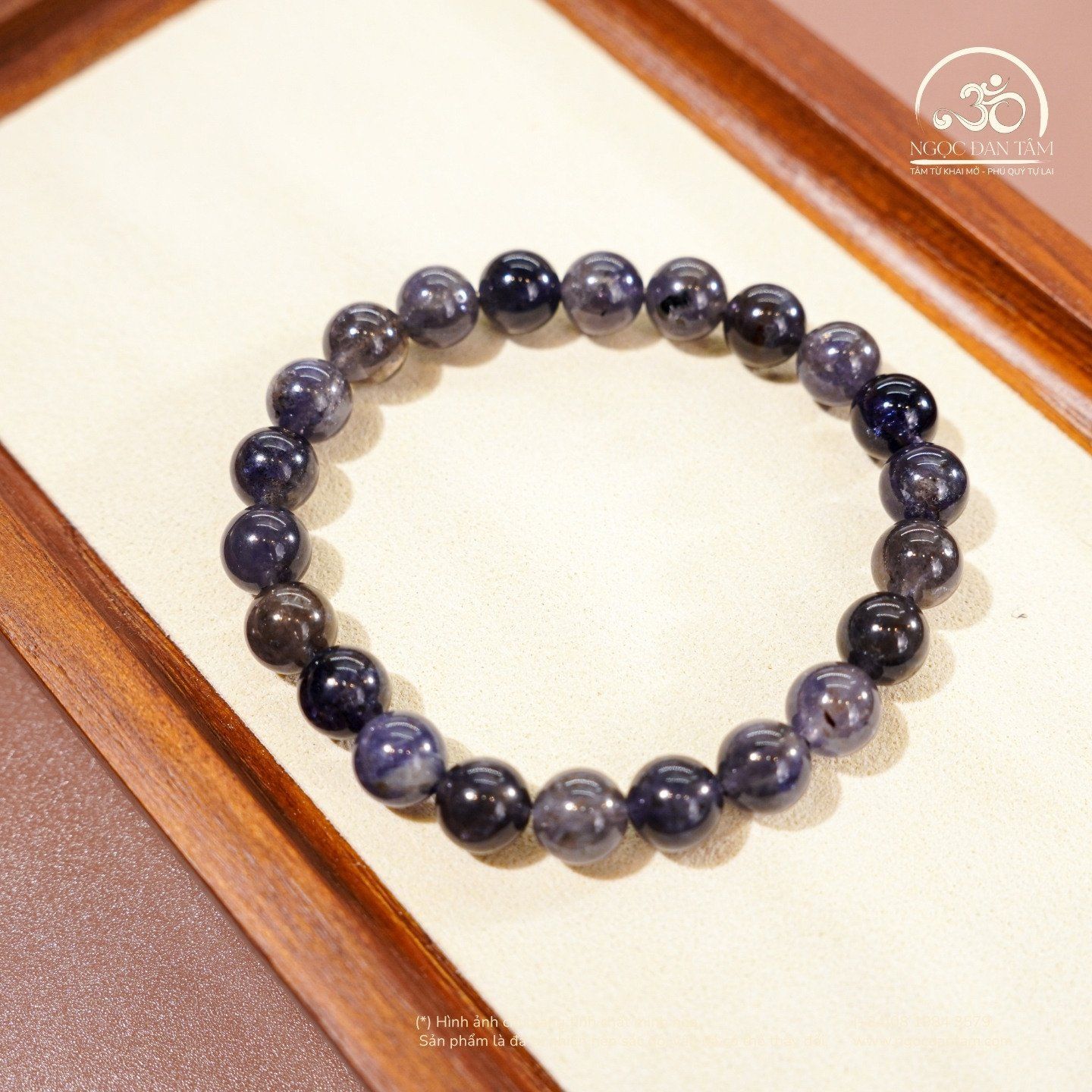  Vòng Tay iolite 8mm 2A 