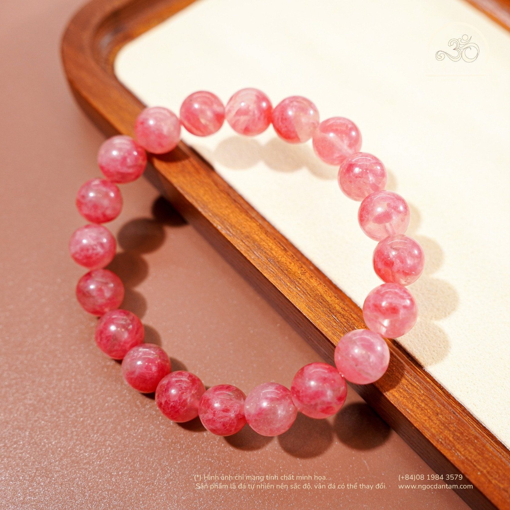  Vòng Tay Tường Vi 9mm 5A 