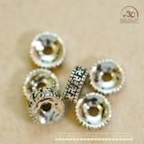  Charm Đệm Chữ Vạn Nhỏ - Bạc 925 Cao Cấp 