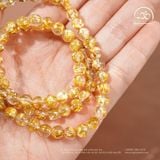  Chuỗi Thạch Anh Tóc Vàng Đồng Trục VVip 6mm 