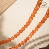  Vòng Tay Hồng Nhật Vận VIP 5mm 8A (Chuỗi Quấn Tay) 