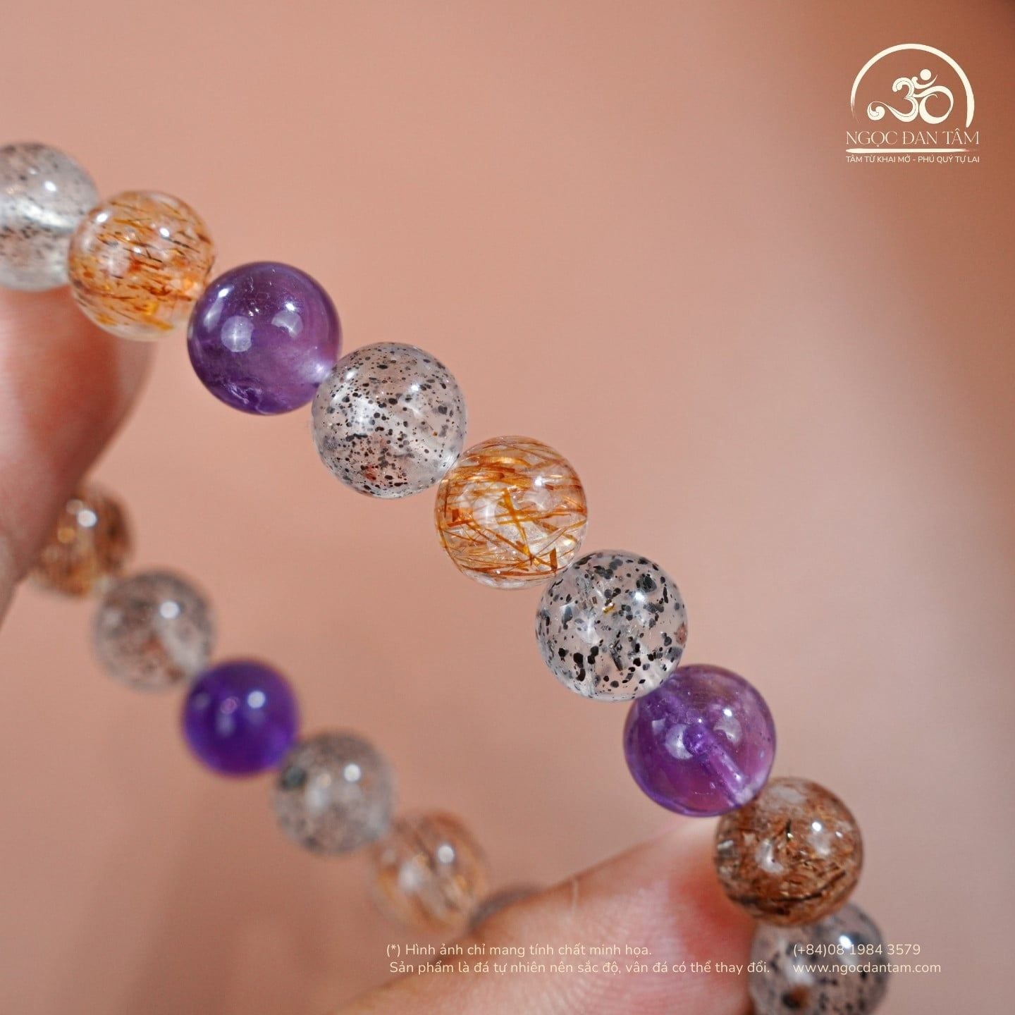  Vòng Tay Super Seven 9mm 6A 