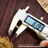  Charm Đệm Vuông Đính Đá 8mm - Bạc 925 Mạ Vàng Cao Cấp 