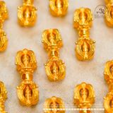  Charm Kim Cương Chử (Vajra) - Bạc 925 Mạ Vàng Cao Cấp 