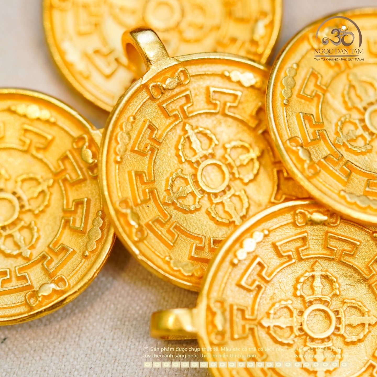  MDC Chùy Kim Cang Thập Tự Lớn 23,59mm - Bạc 925 Mạ Vàng Cao Cấp 