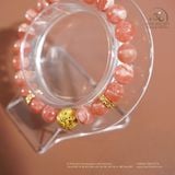  Vòng Tay Đá Đào Hoa Cát Tường 8mm 5A 