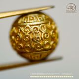  Charm Bi Tường Vân 9.74mm - Bạc Mạ Vàng Cao Cấp 