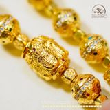  Lắc Tay Bạc Mạ Vàng Tứ Diện Phật 