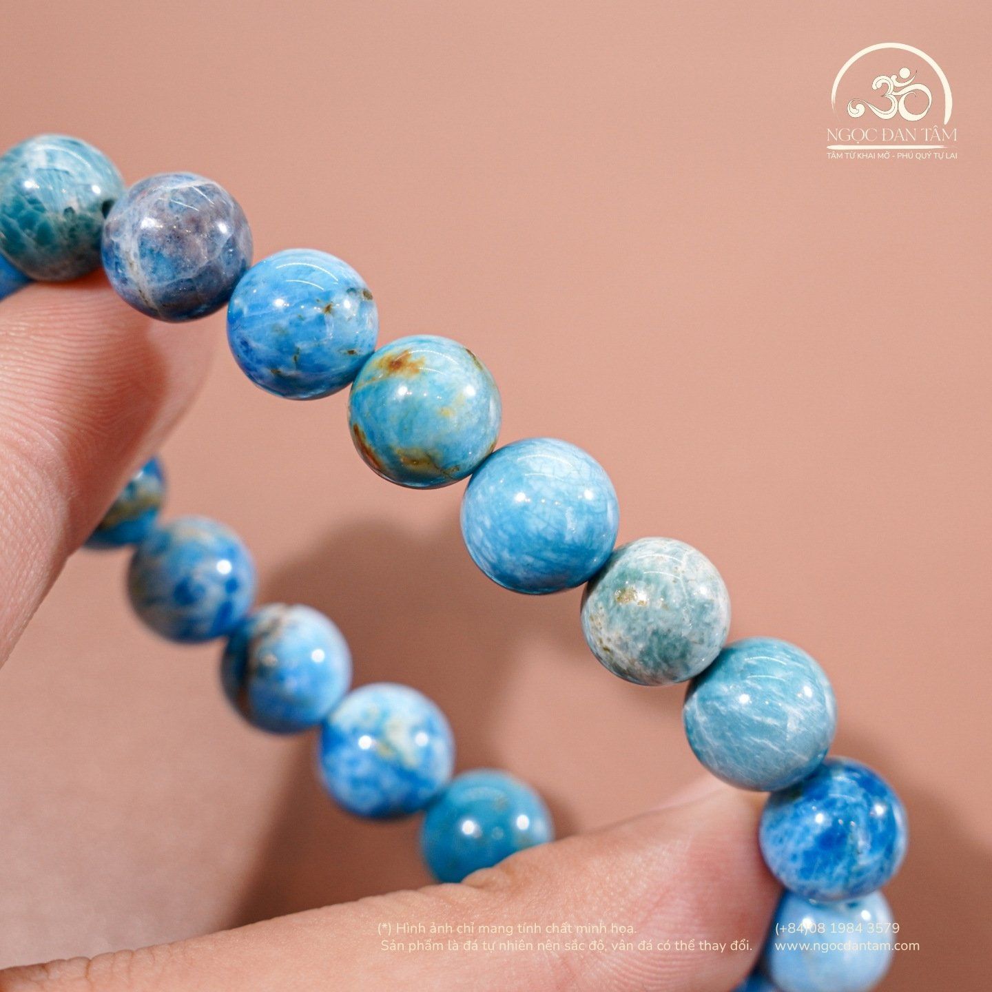  Vòng Tay Larimar 10mm 3A 