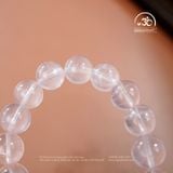  Vòng Tay Thạch Anh Hồng Sao 9mm 6A 