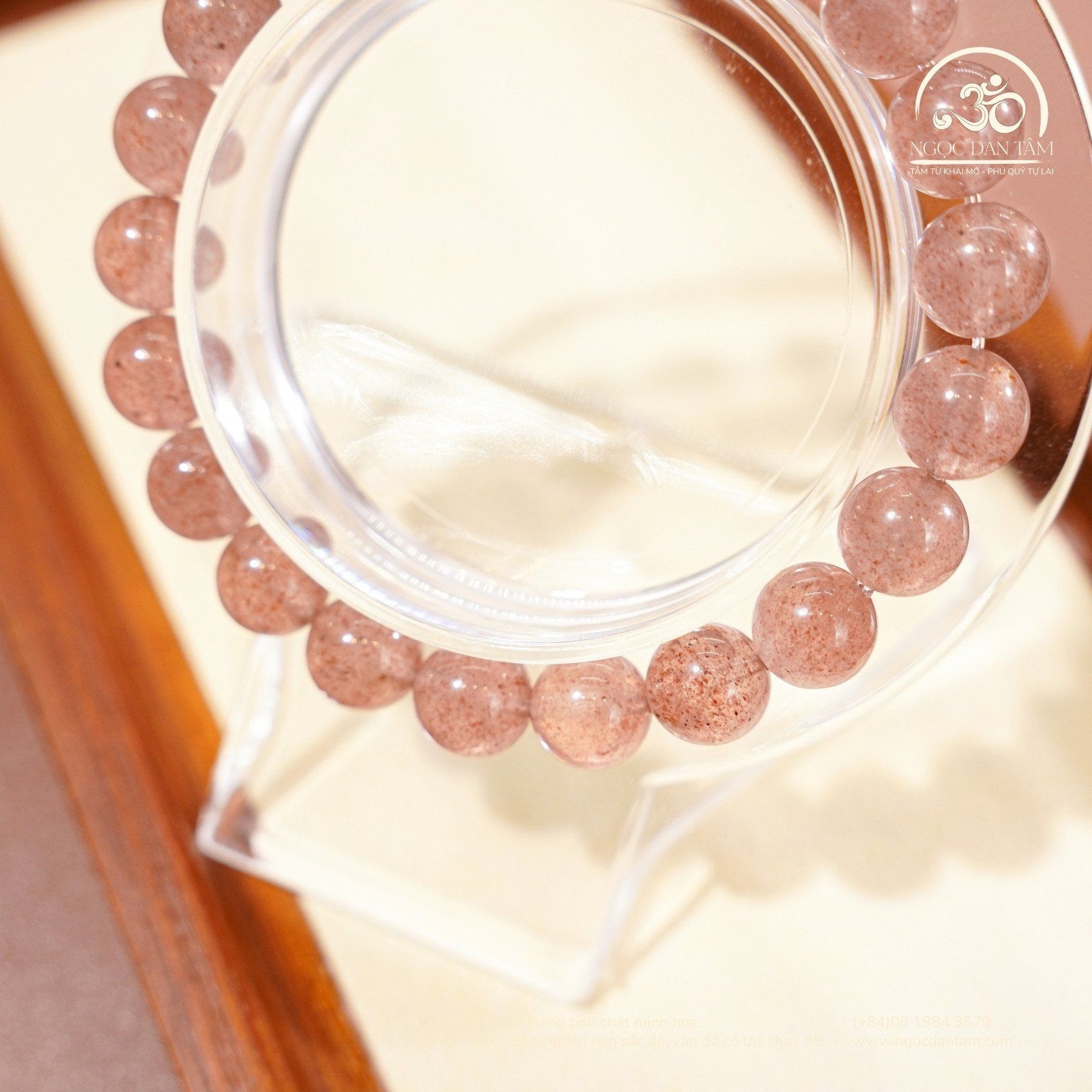  Vòng Tay Dâu Tây 8mm 2A 