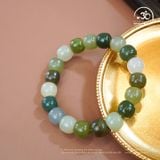  Vòng Tay Cẩm Thạch Hạt Bầu 10mm 3A 