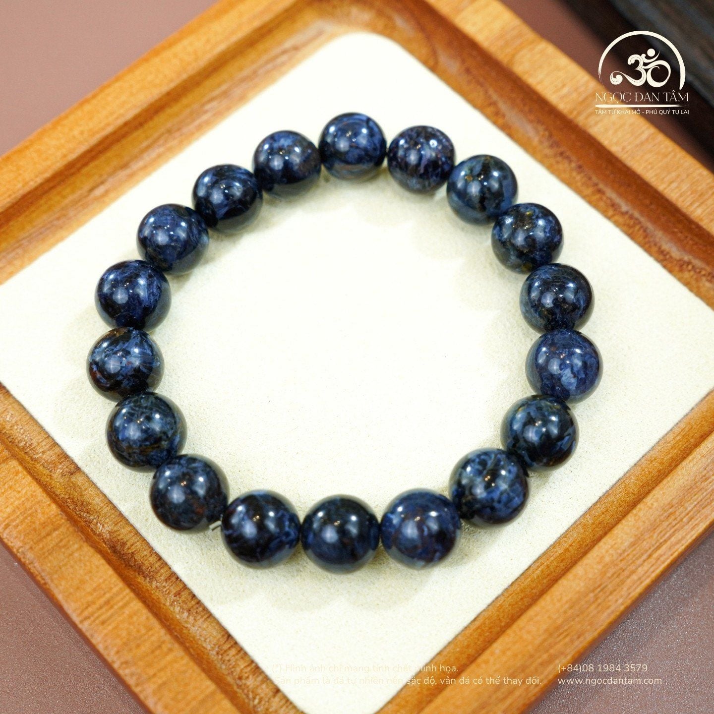  Vòng Tay Đá Giông Bão 8mm - 9mm - 10mm - 12mm 