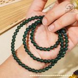  Chuỗi Vòng Tay Lam Ngọc Myanmar 6mm 