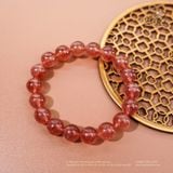  Vòng Tay Thạch Anh Dâu Tây 10mm 5A 