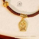  Vòng Tay Thắt Dây Charm Kim Cang Tháp + Vòng Cổ Thắt Dây Charm Dao Phổ Ba 