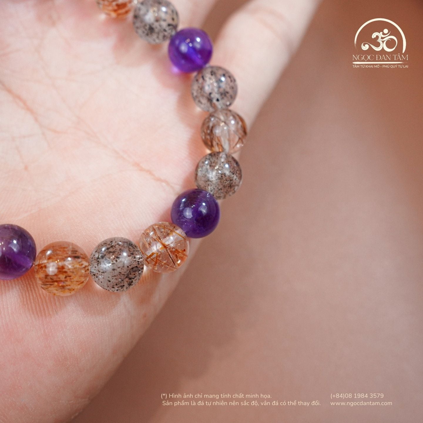  Vòng Tay Super Seven 9mm 6A 