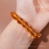  Vòng Tay Thạch Anh Vàng 9mm 5A 