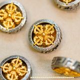  Charm Bánh Xe Pháp Luân Lớn 14,97mm - Bạc 925 Mạ Vàng Cao Cấp 