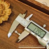  Charm Chuông Kim Cang Bạc Trắng 925 