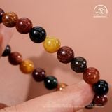  Vòng Tay Thạch Anh Tóc Hỗn Hợp 9mm 5A 