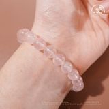  Vòng Tay Thạch Anh Hồng Đậm 8mm - 10mm 5A 