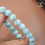  Vòng Tay Đá Larimar 10mm 5A 