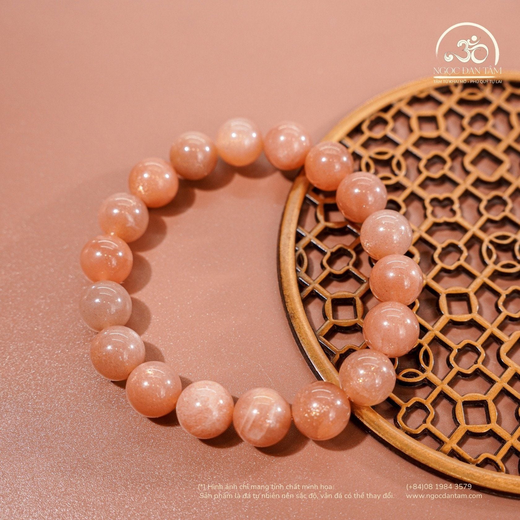  Vòng Tay Đá Mặt Trời 10mm 3A 