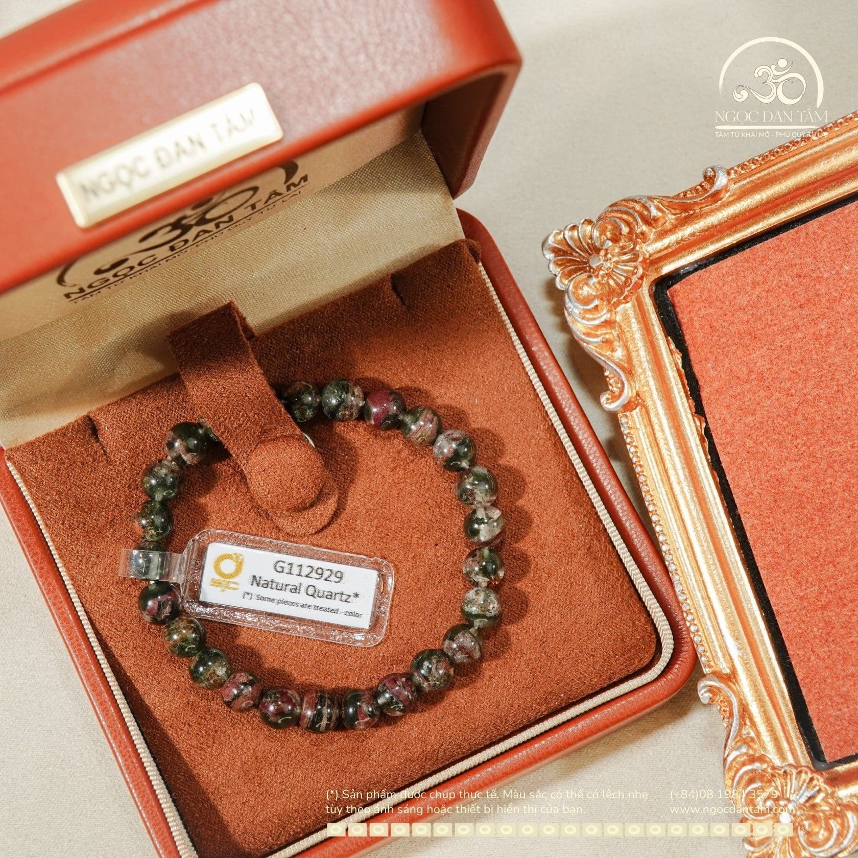  Vòng Tay Đá Thạch Anh Ưu Linh 7mm (Ưu Linh Hoa) 